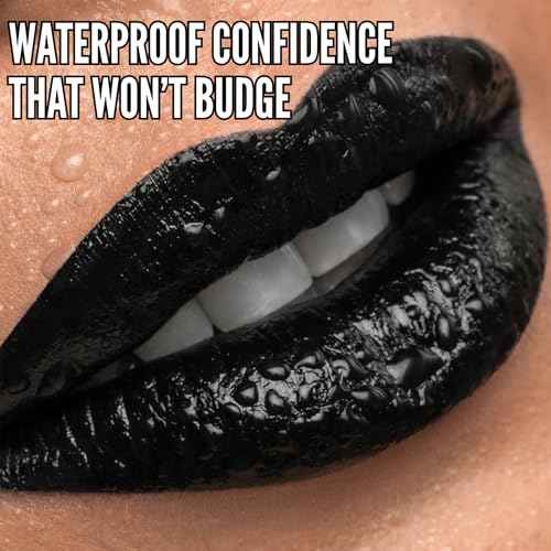 Mynena Black Long Lasting Lipstick for Women Waterproof & Transfer-Proof | Hydrating with Shea Butter | Bold Pigment Intense Matte Color Lip Stain | Talc-Free & Vegan Product that Performs | Linda
