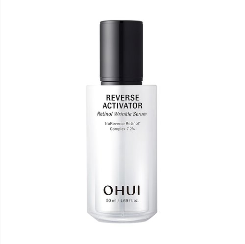 O HUI Reverse Activator Retinol Fine Wrinkle Serum | Korean Skin Care | Comfortable Retinol Serum for Face | Minimal to no irritation | Peptide | Fine Lines & Wrinkles Visibly Reduced by 45%*