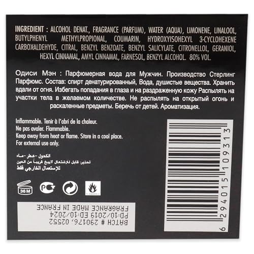 Armaf Odyssey Homme for Men Eau de Parfum Spray, 3.4 Ounce