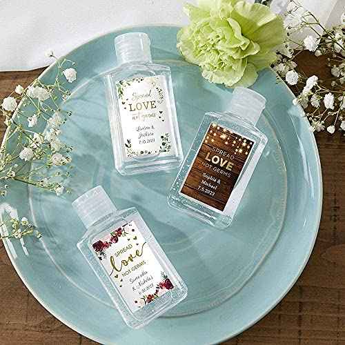 FOOCHY 60 Pack Clear Hand Sanitizer Bottles Empty Plastic Refillable Flip-Top Bottles for Hand Sanitizer Shampoo Lotion,etc - No BPA/Parabens, 60ml/2oz