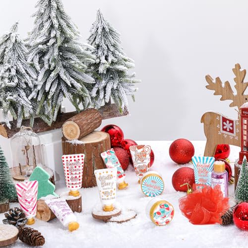 Advent Calendar 2025 Christmas Holiday Gifts for Women 12 Days Beauty Countdown Calendar 2025 Xmas Gifts Set 12pcs Spa Hand Cream Gifts Sets for Women with Hand Lotion Body Lotion Bath Sets Pamper Kit