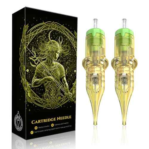 20 PCS Tattoo Needles, Tattoo Cartridge Needles, with Membrane Standard 3RL 5RL 7RL 9RL Pro Disposable Tattoo Needles, Round Liner Shader Magnum for Tattoo Machine Supplies (1207RL)