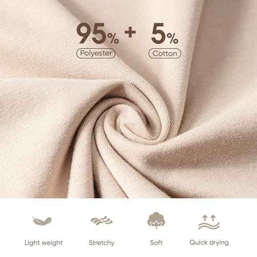 9 Pack Headbands for Women Non Slip - Fabric Elastic Hair Bands for Women's Hair, Soft Cotton Cloth Stretchy Sport Headbands, Sweat Absorption Athletic Hairbands for Workout Yoga Running - A