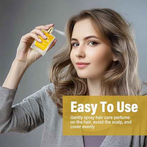 Hair Perfume, Hair Essential Oil Perfume for Women, Pheromone Fragrance for Dry Damaged Hair, Hair Mist with Anti Frizz Nourishing, Premium and Long-lasting Scent