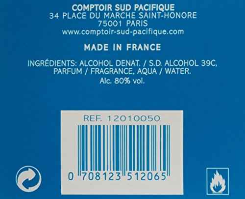 Comptoir Sud Pacifique Eau de Toilette Spray, Vanilla Extreme, 3.3 Fl Oz