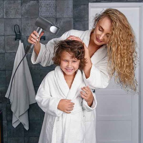 Hair Dryer High-Speed Ionic Low Noise Blow Dryer with Brushless Motor for Fast Drying, Smart Temperature Control, Lightweight, for Home Travel Salon