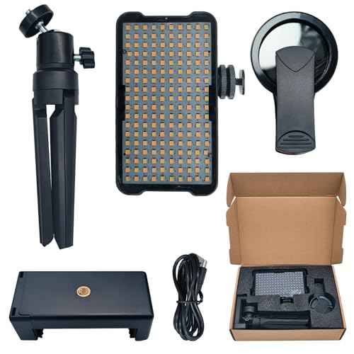 Tattoo Equipment and Supplies,Tattoo Artist Gifts,Selfie Light and Circular Polarizer Filter,Tattoo Accessories with Front & Back Clip Take Photos to Show The True Effect of The Tattoo.