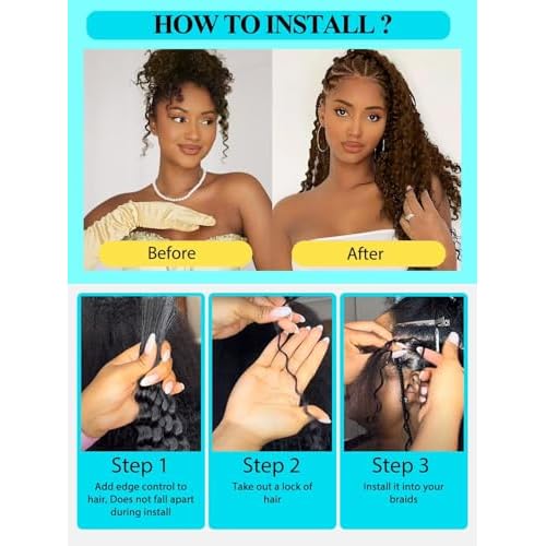 99J Burgundy Red Human Braiding Hair for Boho Braids 5 Bundles 20 Inch 160g 12A Deep Wave Braiding Hair for Bohemian Knotless Braids 100% Unprocessed Brazilian Virgin Bulk Hair Extensions No Weft