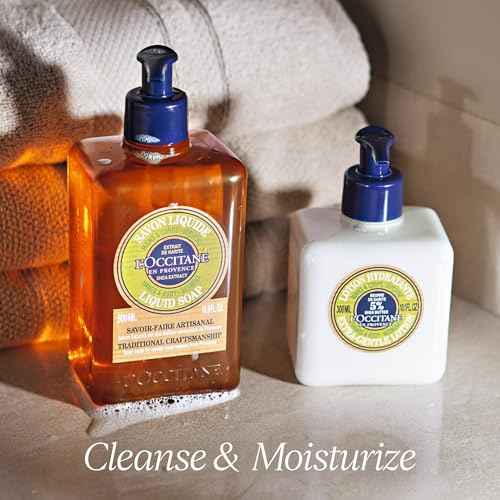 L¡¯OCCITANE Shea Butter Extra-Gentle Moisturizing Lotion: Organic Verbena Extract, Relaxing Lavender, Comfort Skin, Fast-Absorbing Lotion, With 5% Organic Shea Butter, Vegan, Lightweight
