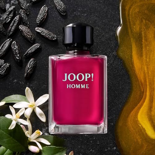 Joop! Homme Eau de Toilette ? Ambery Men's Cologne ? With Notes of Cinnamon, Jasmine, Vanilla & Sandalwood ? Luxury Perfumes for Men ? Long Lasting Fragrance