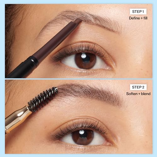 Revlon ColorStay Eyebrow Pencil with Spoolie Brush, Waterproof, Hair-Like Strokes for Natural Looking Brows, 205 Blonde, 0.021 oz