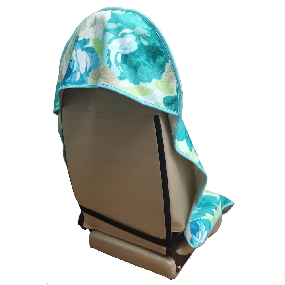 LoyaGour Car Seat Cover Protector Front Seats,for Gym Workout,Running,Swimming,Beach and Hiking,Waterproof Sweat Towel Bucket Seat Covers for Cars SUV Trucks (Chrysanthemum, 1Pcs)