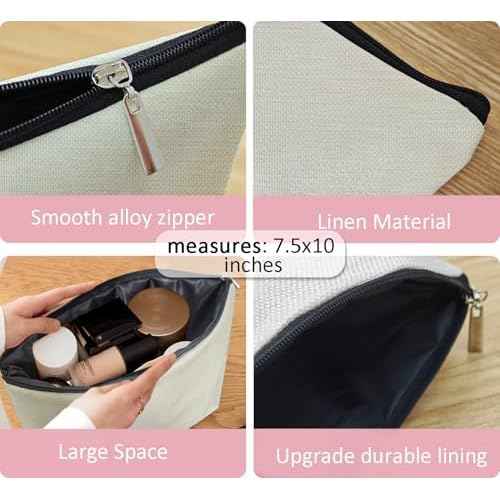 Initial Coquette Pink Bow Custom Makeup Bag,initial S Personalized Teen Girl Gifts,Trendy Preppy Cute Monogrammed Gifts Girly Makeup Pouch Zipper Pouch for Women Teen Girl