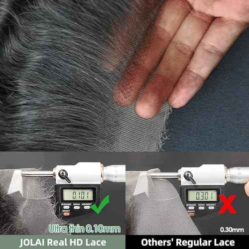 2x6 HD Lace Closure Loose Deep Wave Human Hair 16 Inch - 0.10mm Ultra-thin Invisible Burmese Curly 2 by 6 Closure, 100% Pre Plucked Brazilian Raw Virgin Hair Skinlike HD Lace Closure Wet and Wavy