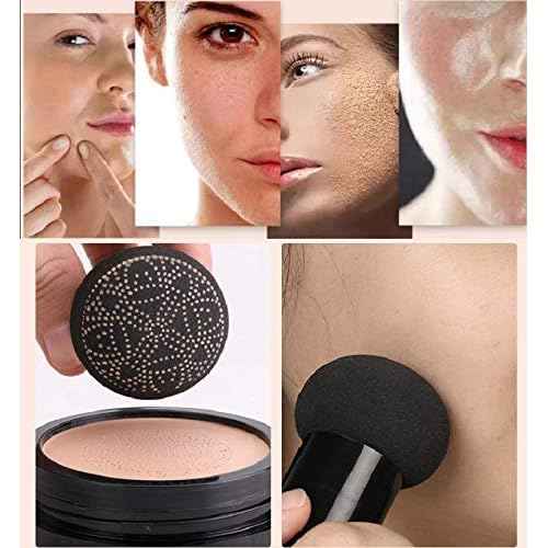 Air Cushion CC Cream Foundation,BB Cream Makeup,Moisturizing Concealer Long Lasting Full Coverage Waterproof Foundation (Natural)