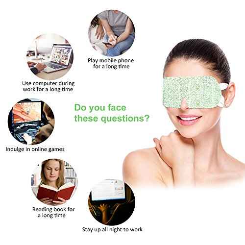 Steam Eye Mask, 15 Packs Hot Steam Eye SPA Mask for Dry Eyes, Travel Essentials & Relaxation Gifts for Women, Men Lavender Fragrance Warming Eye Patch