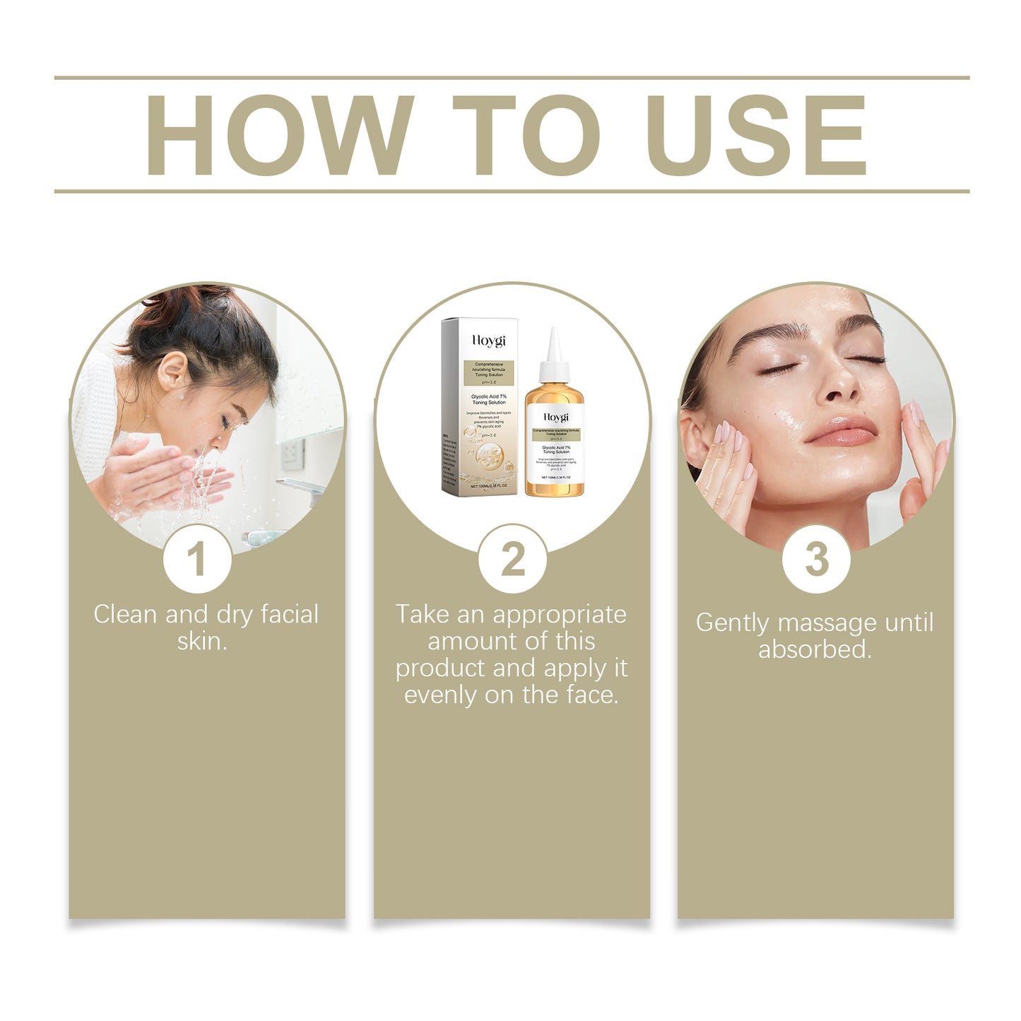 Glycolic Acid Facial Toner with Aloe & Ginseng - Hydrating Skin Care