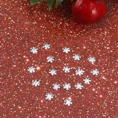 50PCS Silver Snowflakes Charms for Nails - 3D Metal Snowflakes Nail Art Accessories for Winter Christmas Decoration
