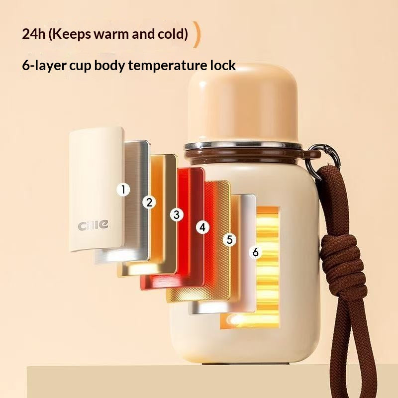 Insulated Stainless Steel Water Bottle Large Capacity Sport Flask for Men & Women