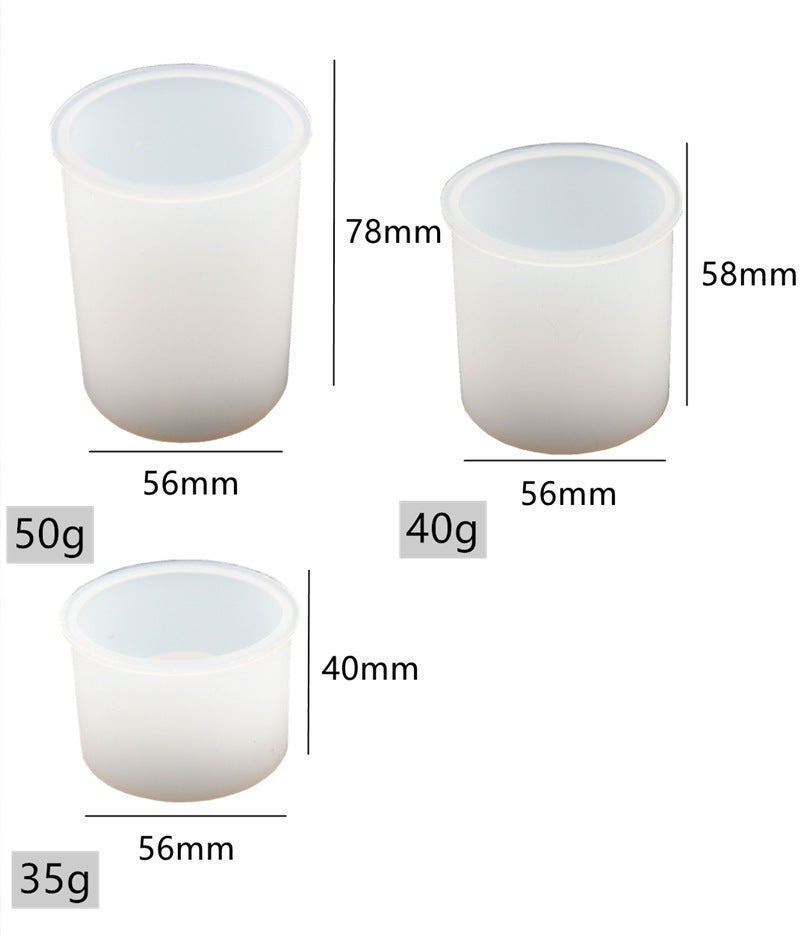 DIY Crystal Drip Mold Circular Pendulum Candle Holder and Storage Box
