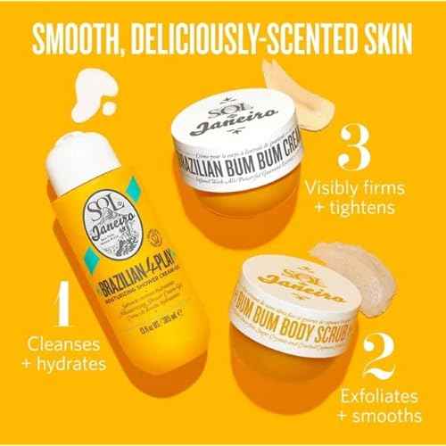 SOL DE JANEIRO Brazilian Play Moisturizing Shower Cream-Gel Body Wash - Premium Body Cleanser - Hydrating for Soft Skin