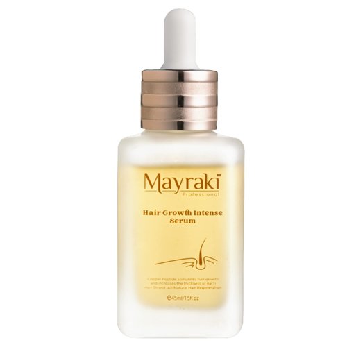 Mayraki Intense Hair Treatment with Copper Peptide GHK-Cu, DHT Blocker for Thicker, Stronger Hair Growth | 45 ml/1.52 fl. oz