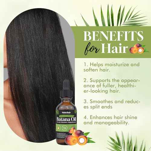 Batana Oil for Hair Growth Organics Pure Batana Hair Oil 100% Natural Batana Oil Nourishes Damaged Hair Natural Hair Growth Oil and Conditioner Batana Hair Oil 2.02 Fl Oz