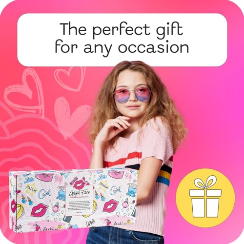 Angel Face Perfume Set for Teen Girls, Body Spray Perfume for Kids, Girls 10-12 & Teenage, Fashion Collection Girl Gift Set, 3 Kissing Lips-Shaped Perfumes