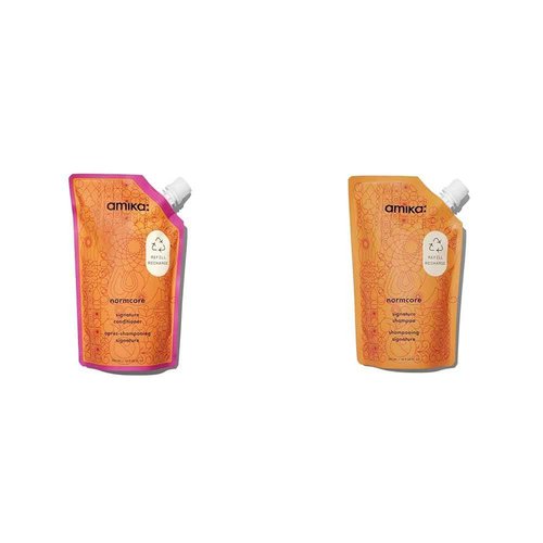 Amika normcore signature shampoo + conditioner bundle, 500ml each