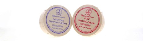 Taylor of Old Bond Street Shave Cream - 2 Pack 5.3 0z Each Choose Your Scents! (Rose and Lavender)