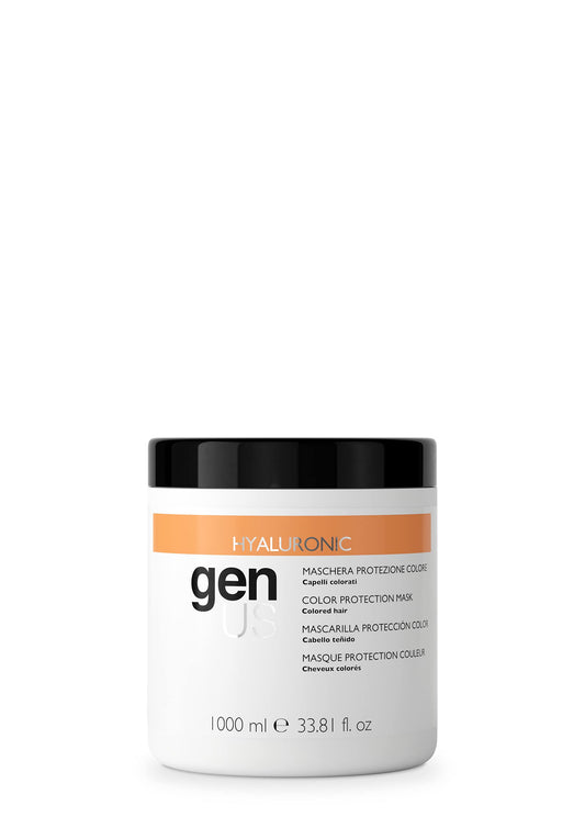 Genus Color Protection Mask with Hyaluronic Acid - Hair Conditioning Mask for Women - Deep Conditioner Hairmask for Color Treated Hair - Moisturizer, Hydrating, Softening (33.81 fl. oz)