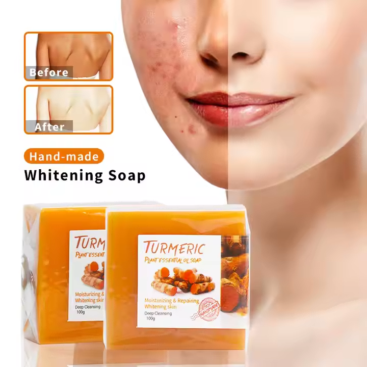 Turmeric Brightening Bar Soap - Natural Skin Cleansing & Moisturizing
