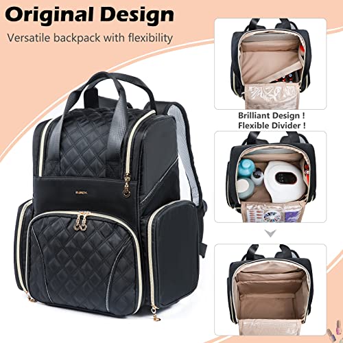 Nail Polish Organizer Backpack Holds 48 Bottles (0.5 Fl Oz) and a Nail Dryer, Nail Polish Storage Bag With 2 Removable Boxes for Nail Suppliers,Nail Kit, Gel Polish