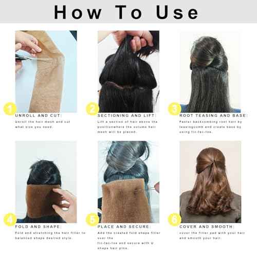 Dark Brown Hair Sponge for Updo - Hair Donuts for Updos£¨50 Bobby Pins+20 U-Clips£©Volume Hair Bumps Tool£¬Hair Padding for Updos