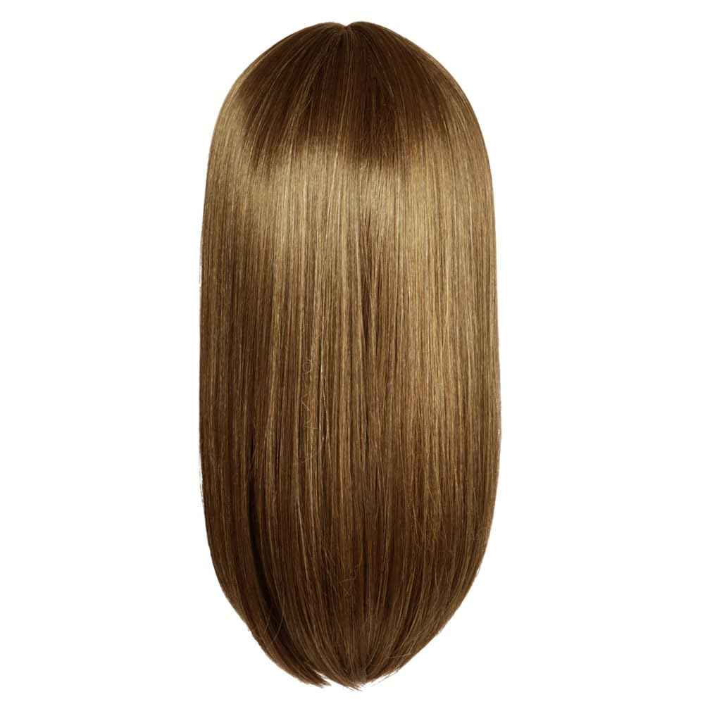 Hairuwear Hairdo Sleek For The Week Straight Asymmetrical Shoulder Length Wig, Average Cap, R11S+ Glazed Mocha