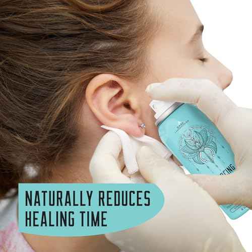 BASE LABORATORIES Piercing Aftercare Kit: Keloid & Piercing Bump Solution Oil(15ml) + Piercing Aftercare Spray (4oz) - for Keloid Bump Removal & Cleansing Soothing Piercings Before & After