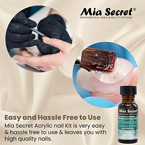 Pink & Clear Acrylic Powder Kit by Mia Secret Store