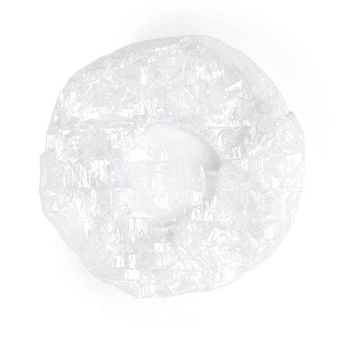 World Amenities Waterproof Shower Cap (Clear Frosted Sachet), Travel Size Hotel Amenities, Airbnb, Pack of 288