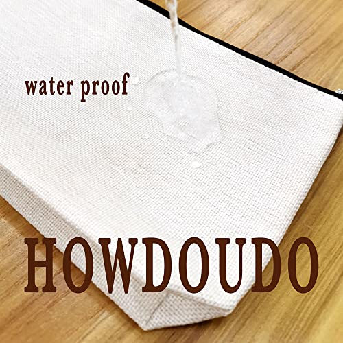 HOWDOUDO Flower Girl Gift, Wedding Gift for Flower Girls Wedding Party Bag Bridal Shower Gifts, Thank You Makeup Bag Bachelorette Bridal Shower Party Travel Bag Pouch Zipper waterproof