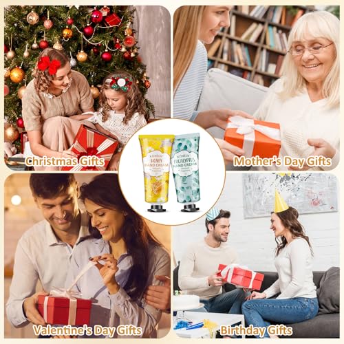 160 Pack Hand Cream Gifts Set, Christmas Gifts for Guests, Thank You Gifts, Bridesmaid Gifts, Birthday Gifts and Stocking Stuffers for Women, Bulk Hand Lotion Travel Size for Dry Cracked Hands