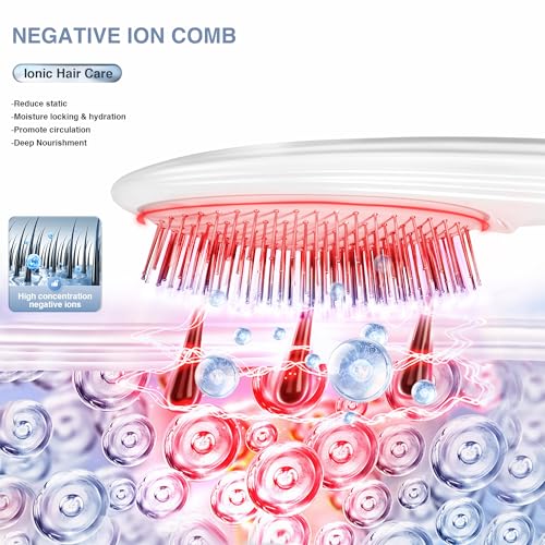 Electric Scalp Massager, Cushion Comb Scalp Massager Brush for Hair Growth-Scalp&Hair Care-Ideal Birthday/Holiday Gift for Men Women