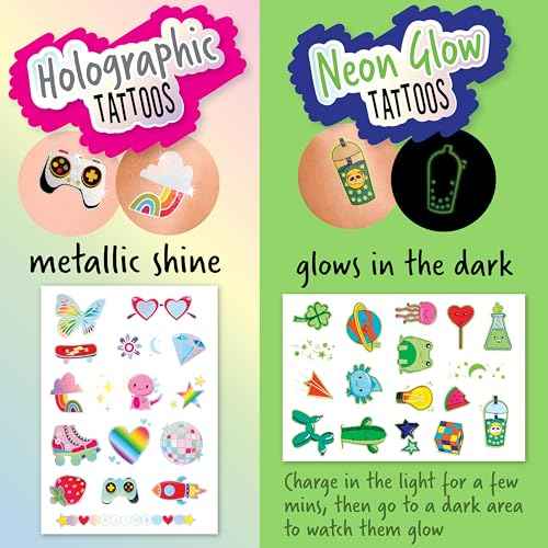 Creativity for Kids Tattoo Designer Studio: Create 50+ DIY Temporary Tattoos, Toys and Gifts for Girls and Boys, Arts and Crafts Activities for Kids (Ages 6+)