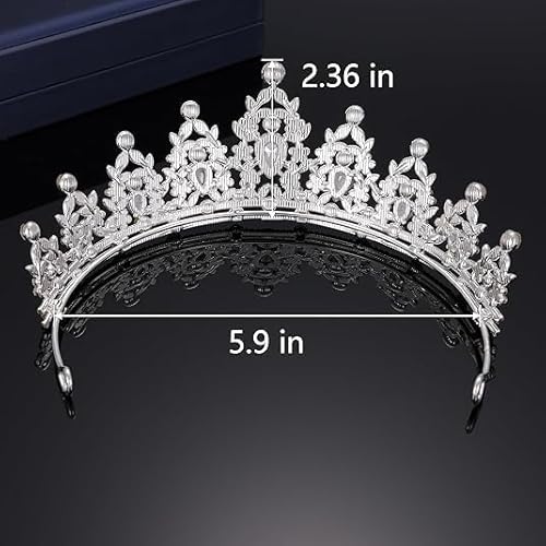 Kamirola - Queen Crown and Tiaras Princess Crown for Women and Girls Crystal Headbands for Bridal, Princess for Wedding and Party£¨01£©