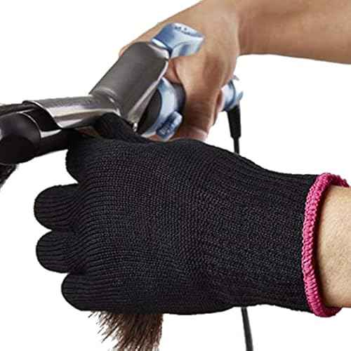 3 pcs Heat Resistant Gloves for Hair Styling, Hair Styling Professional Heat Resistant Gloves, Heat Gloves for Hair Styling Tools, Curling Iron and Curling Wand, Suitable for Left and Right Hands