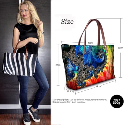 GIFTPUZZ Women Tote Bag Women Wallet Portable Cosmetic Bag for Women Bag Set 3 Pack PU Leather Bags with Zipper