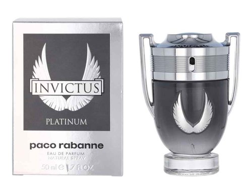 Invictus Platinum by Paco Rabanne for Men 1.7 oz Eau de Parfum Spray
