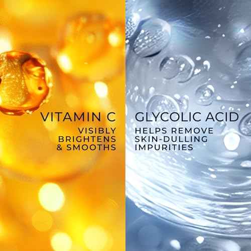 RoC Multi Correxion Revive + Glow Gel Vitamin C Cleanser, Face Wash, Facial Cleanser with Glycolic Acid, Paraben-Free, Sulfate-Free Skin Care - 6 Ounces