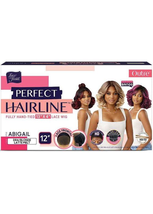 Outre Lace Front Wig - Perfect Hair Line 13X4 - Abigail (DARK VIOLET)
