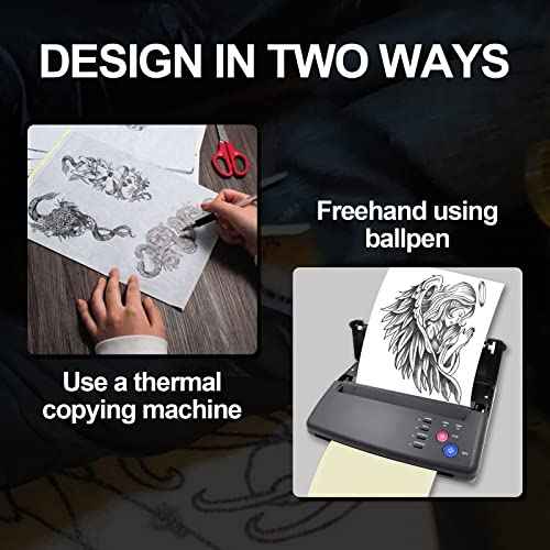Tattoo Skin Practice Kit 16Pcs - Autdor 6Pcs Fake Skin and 10Pcs Transfer Paper Kit Includes 6¡¿8" Double Sided Blank Tattooing Practice and Stencil Paper for Tattoo Supplies