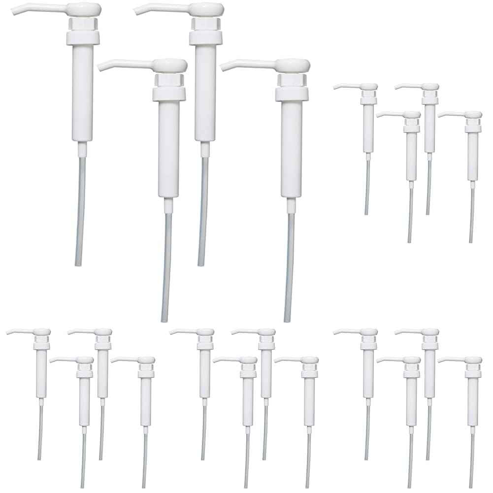 Ginger Lily Farms Premium Gallon Pump, Dispenses One Ounce Per Pump, Fits Most Standard Gallon Bottles and Containers (Pack of 20)
